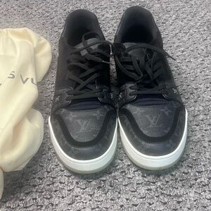 Louis Vuitton Black and White Men's Sneakers